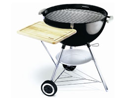 Weber Kugelgrill der Grill-Klassiker fr Garten Balkon und Terrasse. Holzkohlengrill Gartengrill