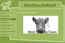 Galloway Beef Gourmet-Fleisch - gesundes Fleisch