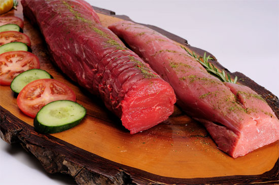 Fonduefleisch Rindsfilet Schweinsfilet