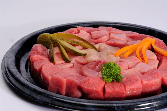 fleischplatte f�r fleischfondue fondue chinoise fondue bourguignonne gourmet-fleisch fleischspezialit�ten metzgerei k�nzli